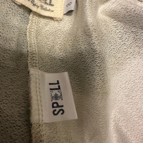 Spell Leila Feather RARE HTF early Spell Black and Tan Striped Leggings AUS 8=4 - Picture 7 of 17